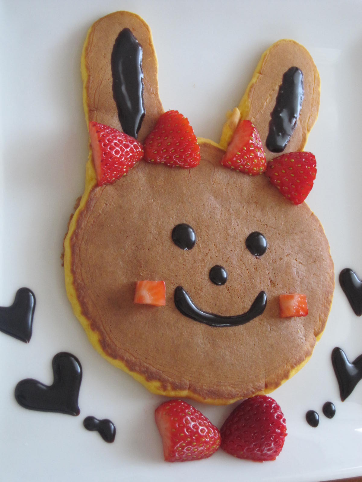 パンケーキ♡うさぎ&ひよこ